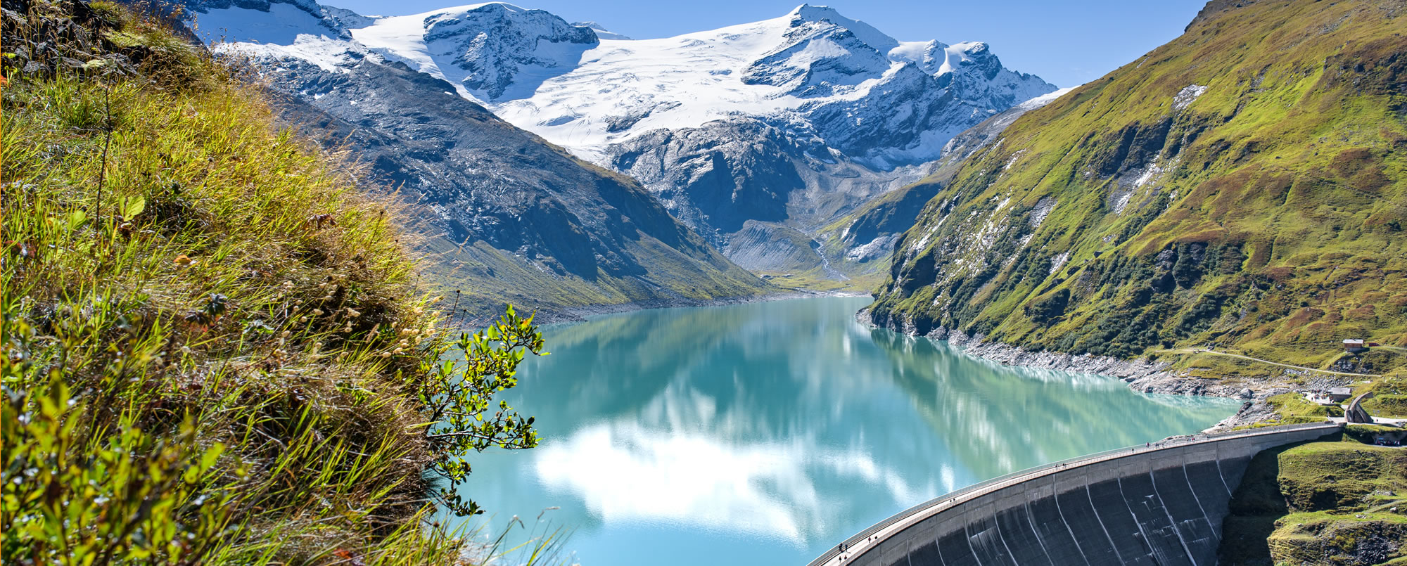 Ausflugsziel und Naturerlebnis Stausee Kaprun © Shutterstock